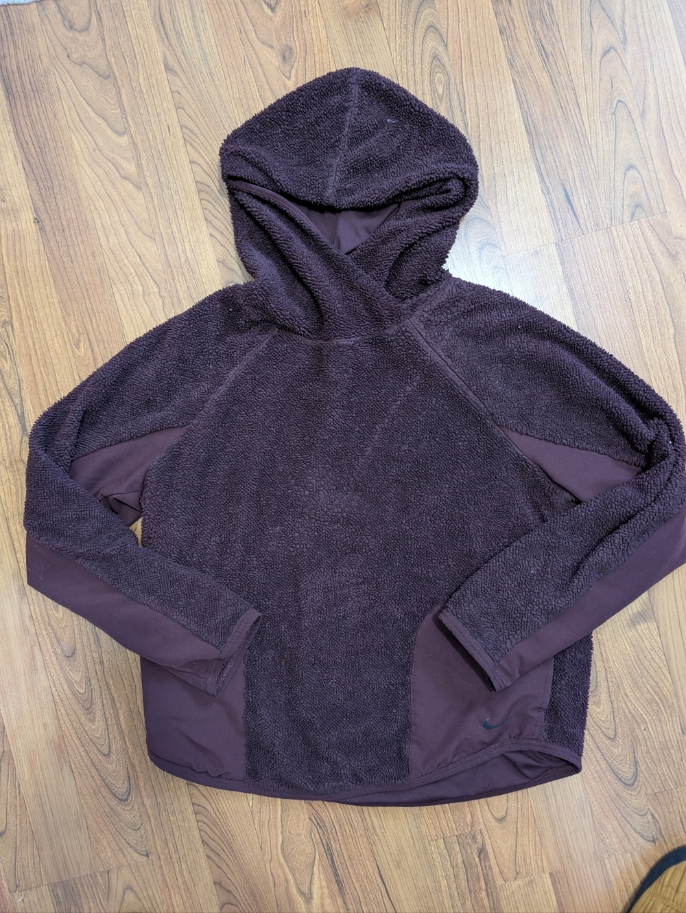 Nike Women's Burgundy Sherpa Hoodie